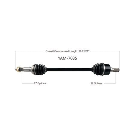 Wide Open OE Replacement CV Axle for YAM REAR L/R YXZ1000R/SE/SS 16-17 YAM-7035